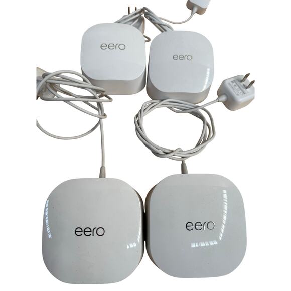 EEro pro wifi system tri band mesh wifi router 4 pack white square - Picture 6 of 10